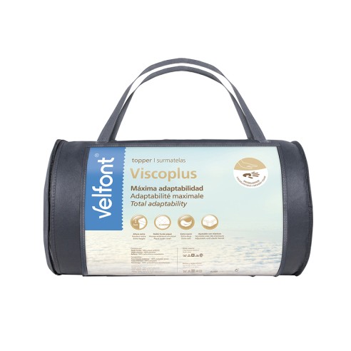 Sobrecolchón Topper Viscoelástico Viscoplus - Velfont-SOBRECOLCHÓN TOPPER-EBOLI BEDS
